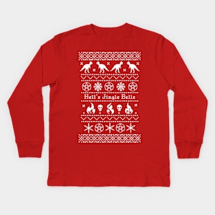 Hell's Jingle Bells Kids Long Sleeve T-Shirt